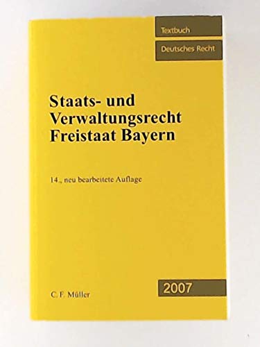 Staats- und Verwaltungsrecht Freistaat Bayern Law