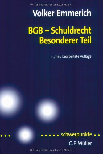 BGB - Schuldrecht. Besonderer Teil Law