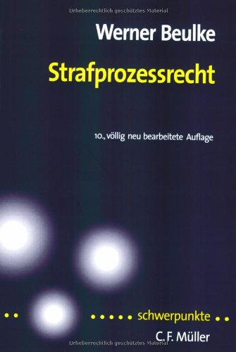 Strafprozessrecht Law