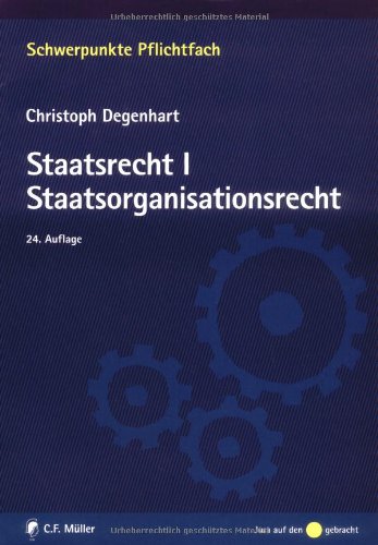 Staatsrecht I. Staatsorganisationsrecht Law