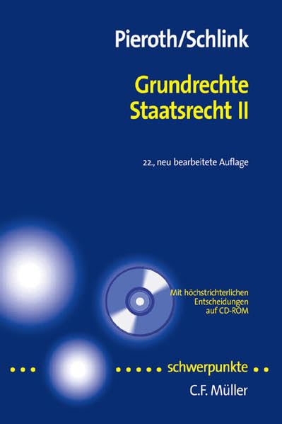 Grundrechte. Staatsrecht II: Mit höchstrichterlichen Entscheidungen auf CD-ROM book