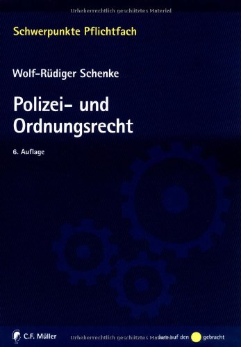 Polizei- und Ordnungsrecht Law