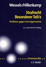Strafrecht. Besonderer Teil: Straftaten gegen Vermögenswerte (Schwerpunkte) Law