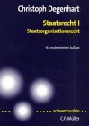 Staatsrecht I: Staatsorganisationsrecht (Schwerpunkte) Law