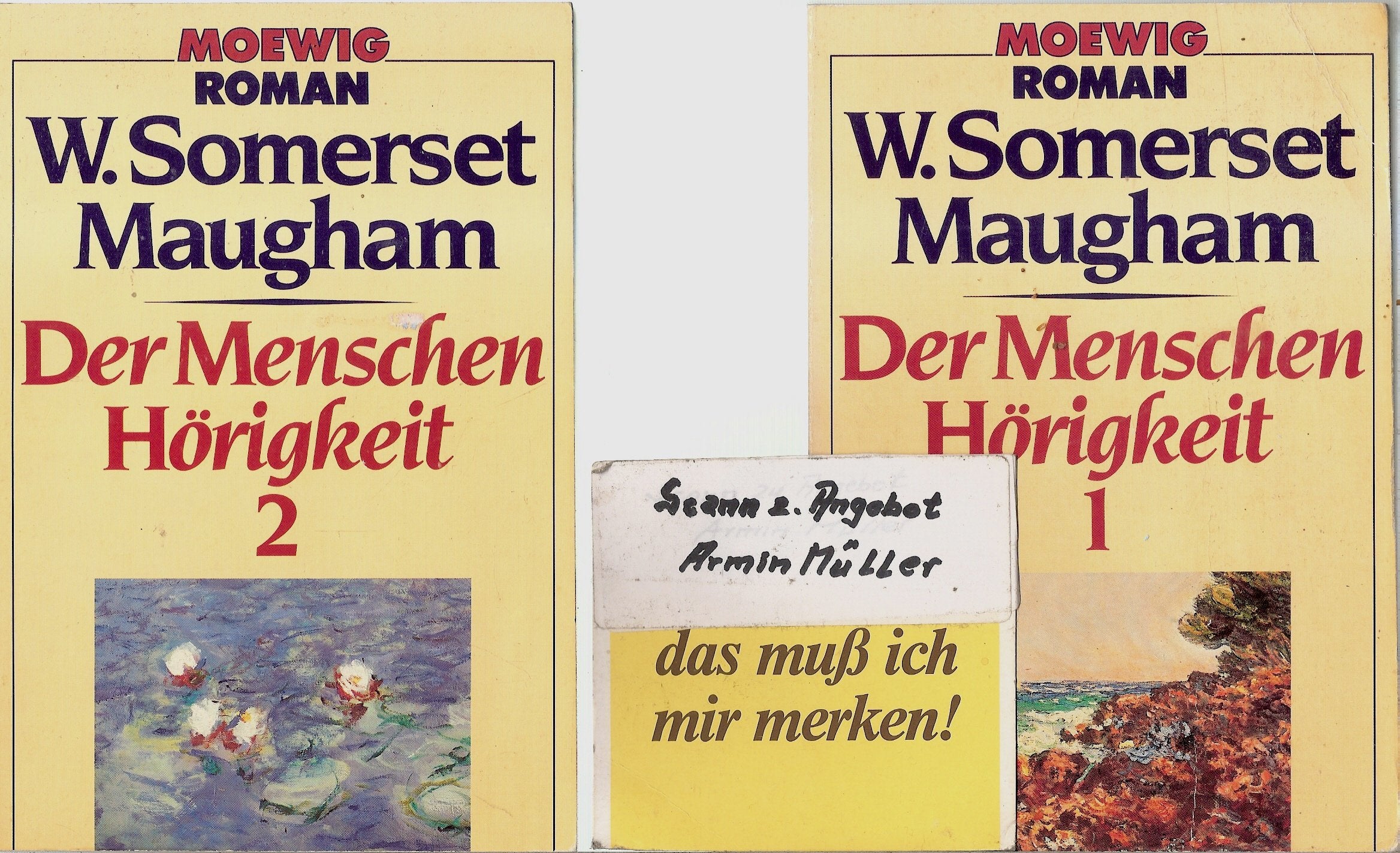 Der Menschen Hörigkeit I/ II. Books