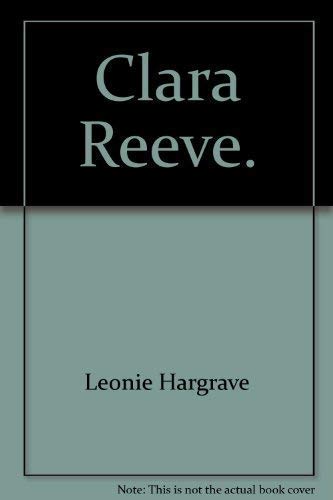 Clara Reeve. Books
