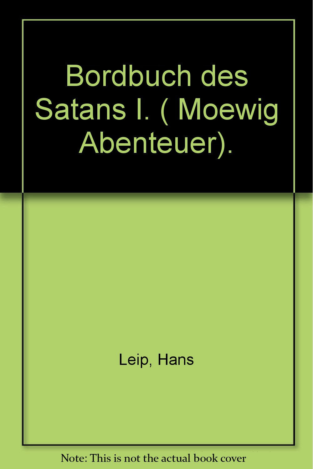 Product Image: Bordbuch des Satans I. ( Moewig Abenteuer).