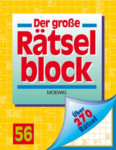 Der große Rätselblock 56: Über 270 Rätsel Leisure & Fun