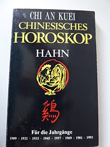Chinesisches Horoskop. Hahn Books