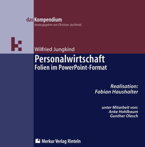 Personalwirtschaft Version 1.1 (2006). CD-ROM: Präsentationen und Übersichten. Folien im PowerPoint-Format Other software