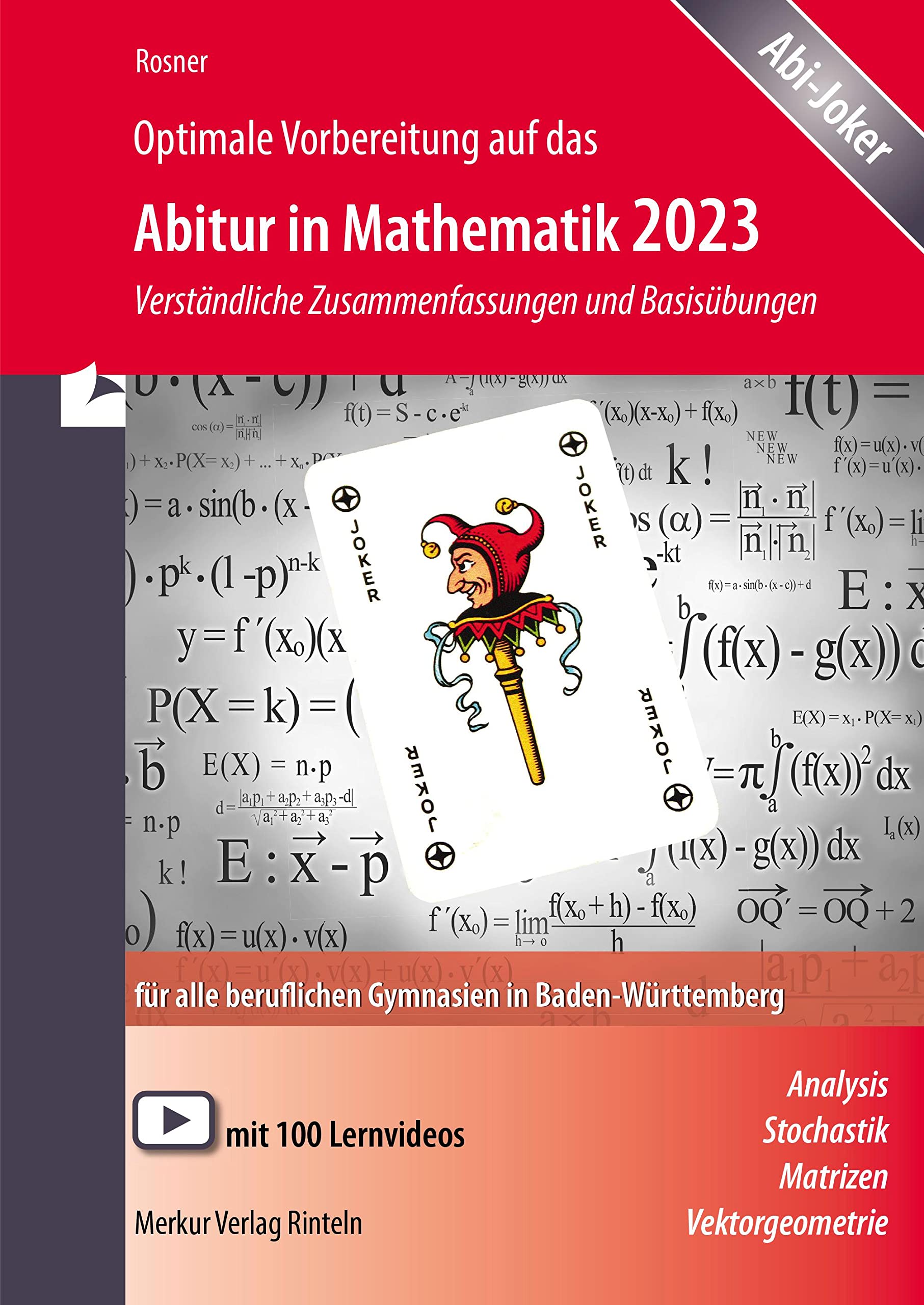 Optimale Vorbereitung auf das Abitur in Mathematik 2023 Study Guides