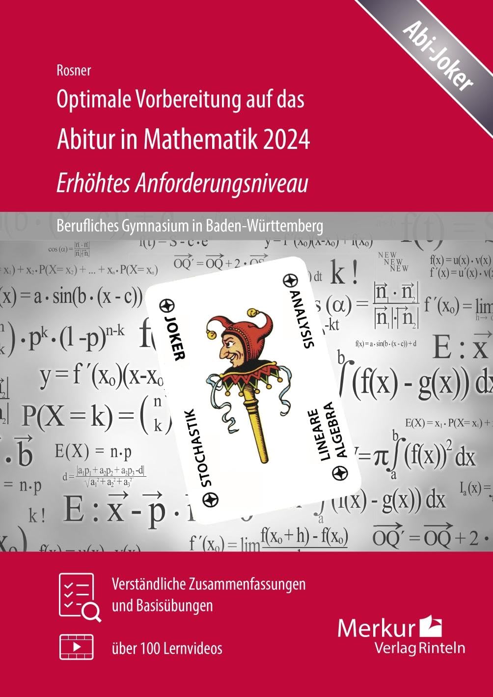 Optimale Vorbereitung auf das Abitur in Mathematik 2024 - Erhöhtes Anforderungsniveau Study Guides