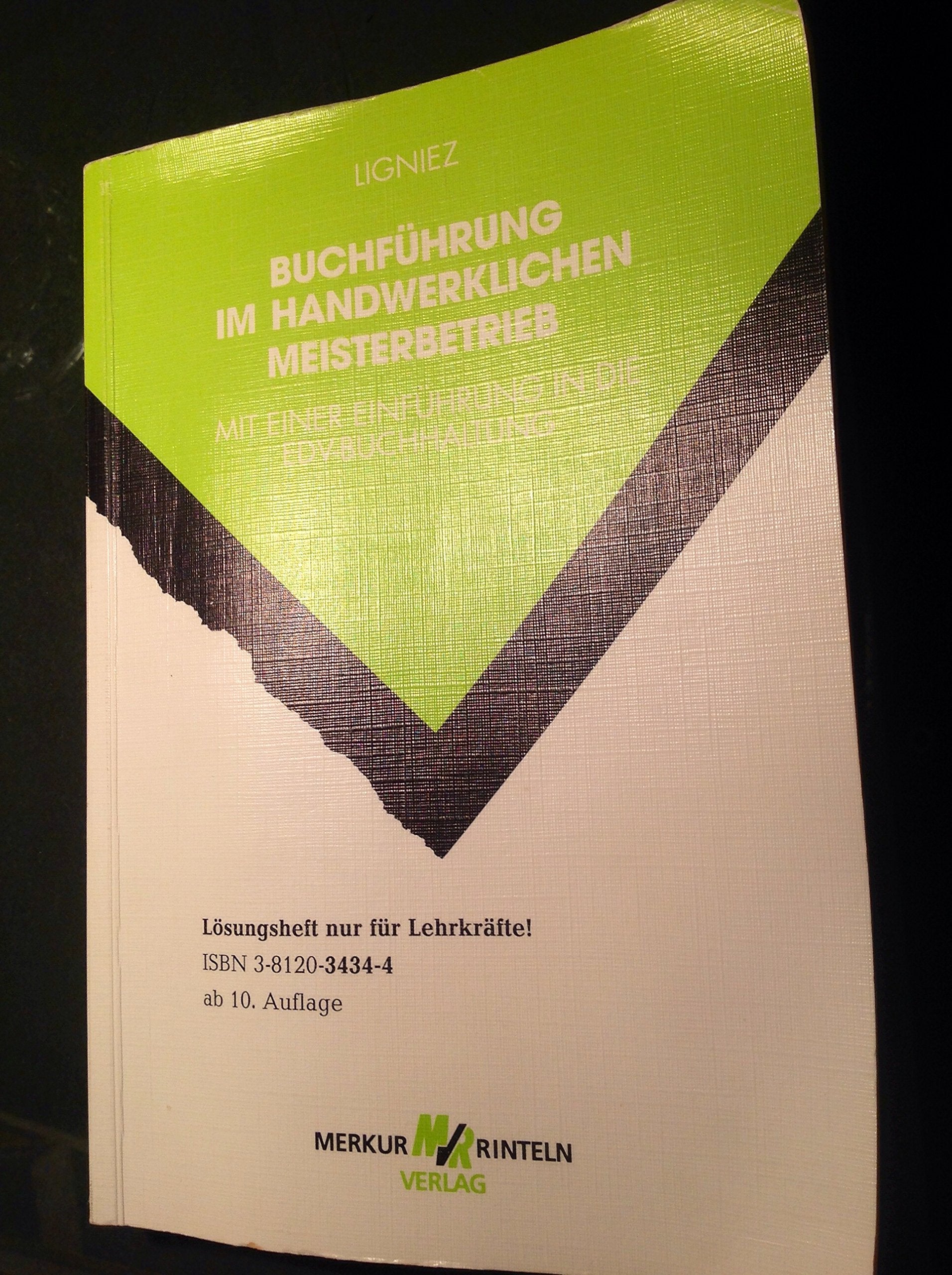 Buchführung im handwerklichen Meisterbetrieb - Lösungen Business, Finance & Career