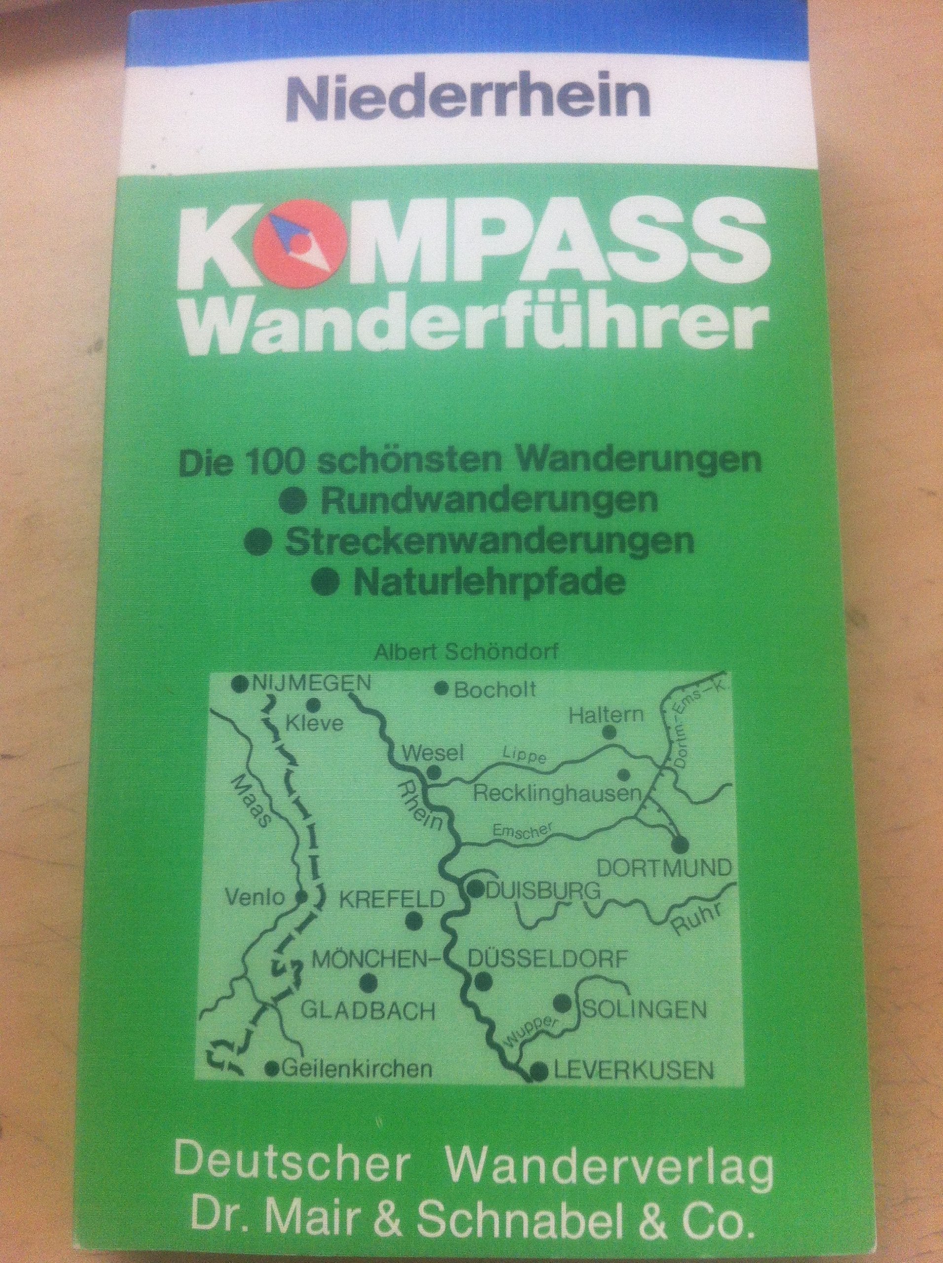 Kompass Wanderführer Niederrhein Books
