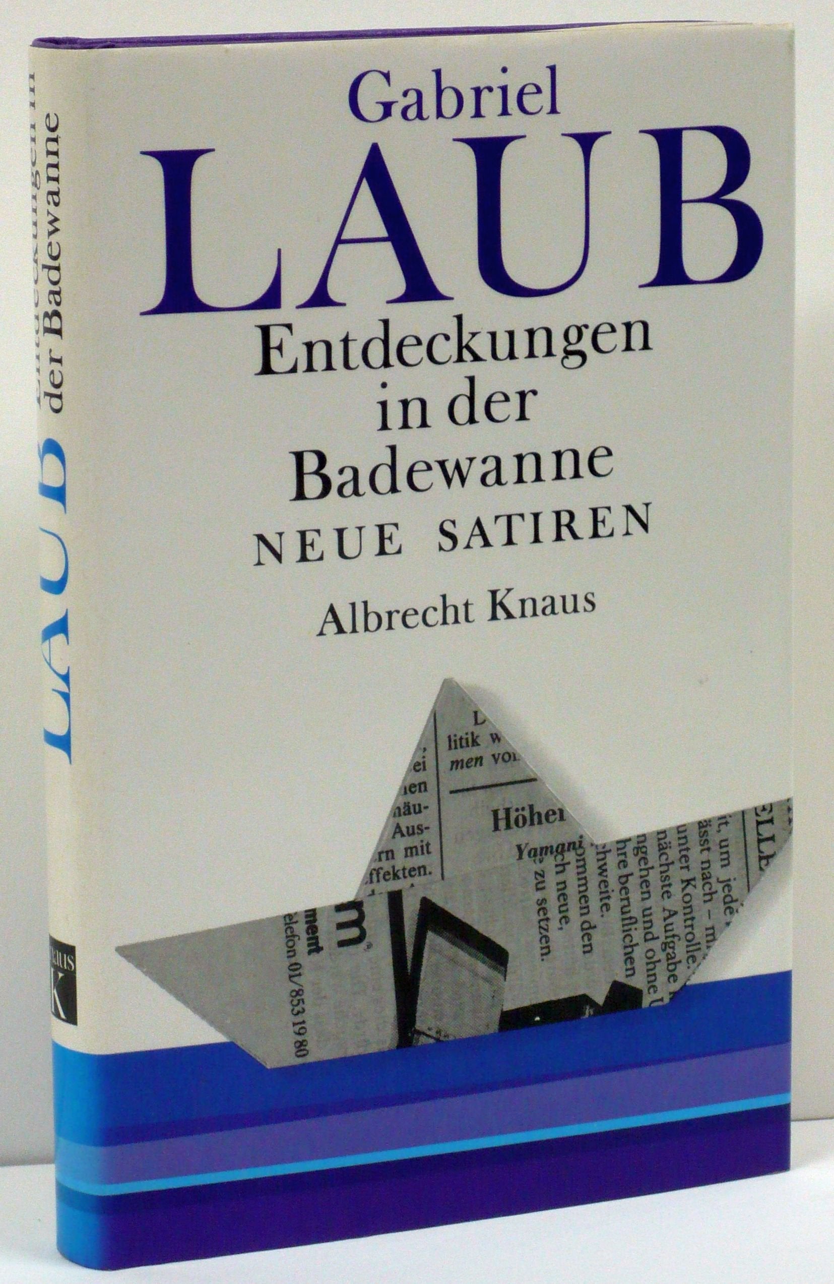 Entdeckungen in der Badewanne. Neue Satiren Leisure, Home & Garden