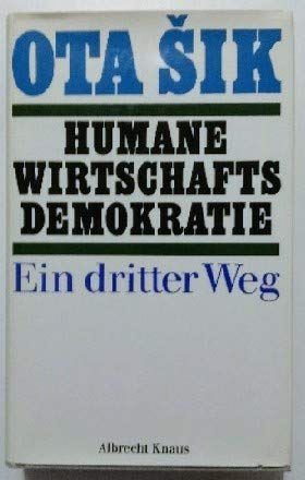 Product Image: Humane Wirtschaftsdemokratie. Ein Dritter Weg