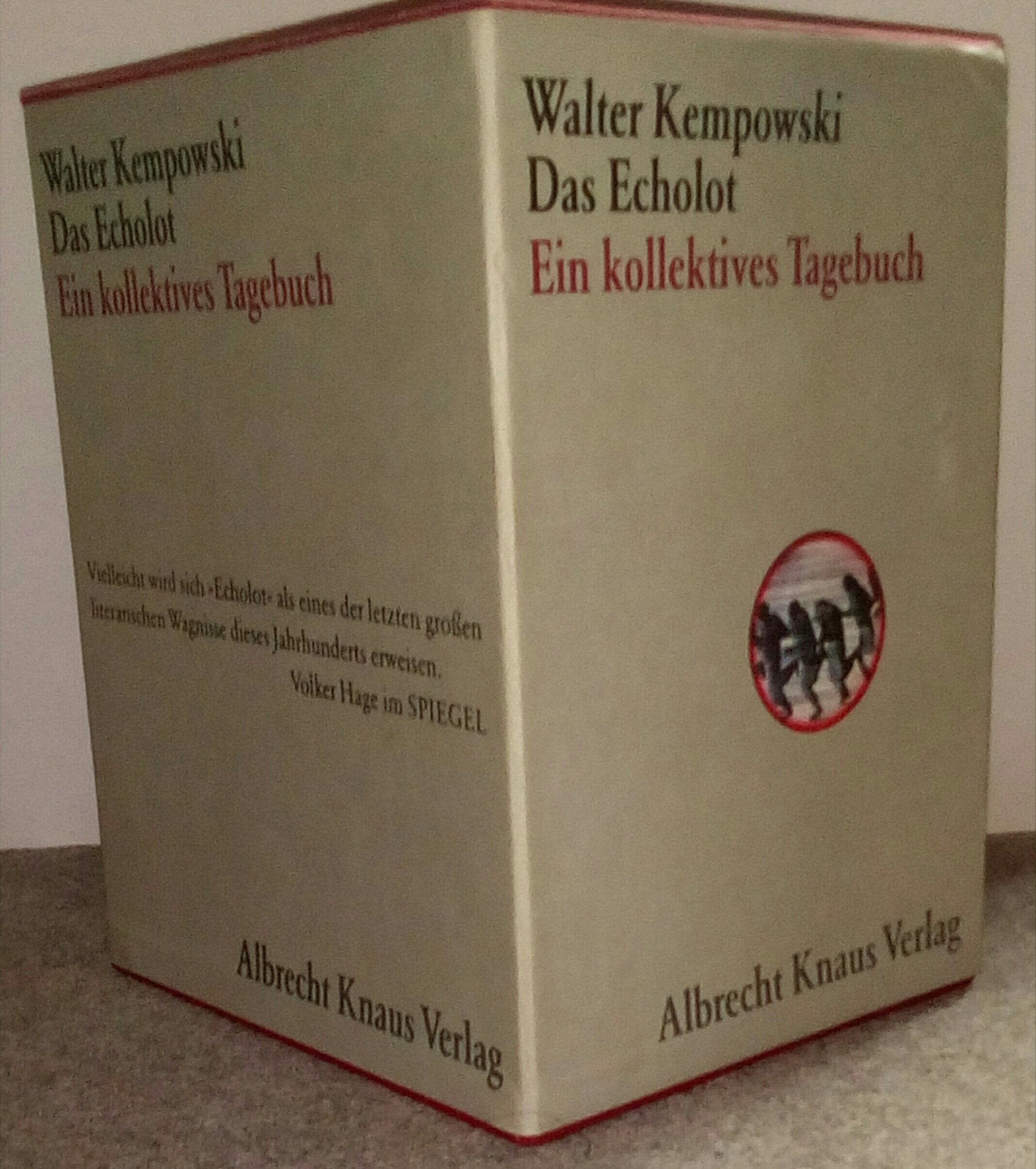 Das Echolot. Ein kollektives Tagebuch. 4 Bände in Schuber. Essays & Short Stories
