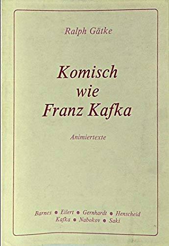 Komisch wie Franz Kafka: Animiertexte Art & Literature