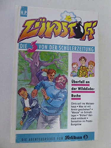 Zündstoff - Die 3 von der Schülerzeitung / Überfall an der Wilddiebsbuche Books