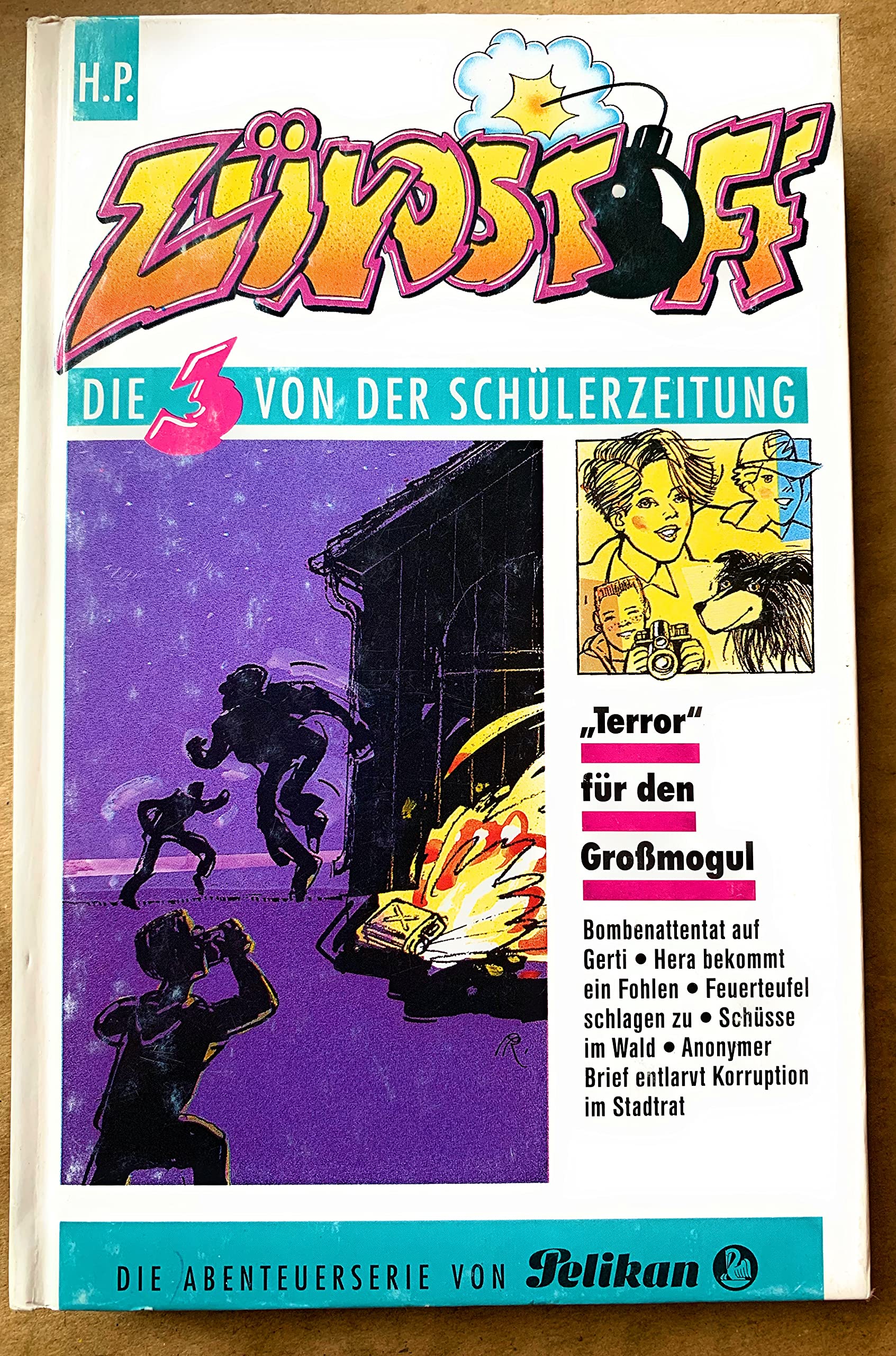 Zündstoff - Die 3 von der Schülerzeitung / "Terror" für den Grossmogul Books