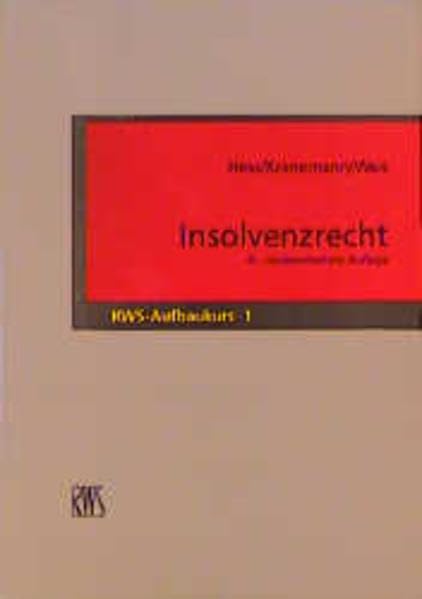 Insolvenzrecht (RWS-Aufbaukurs) Law