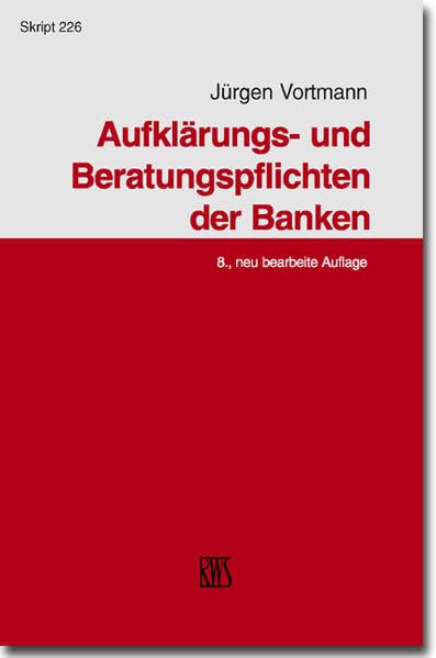 Aufklärungs- und Beratungspflichten der Banken book