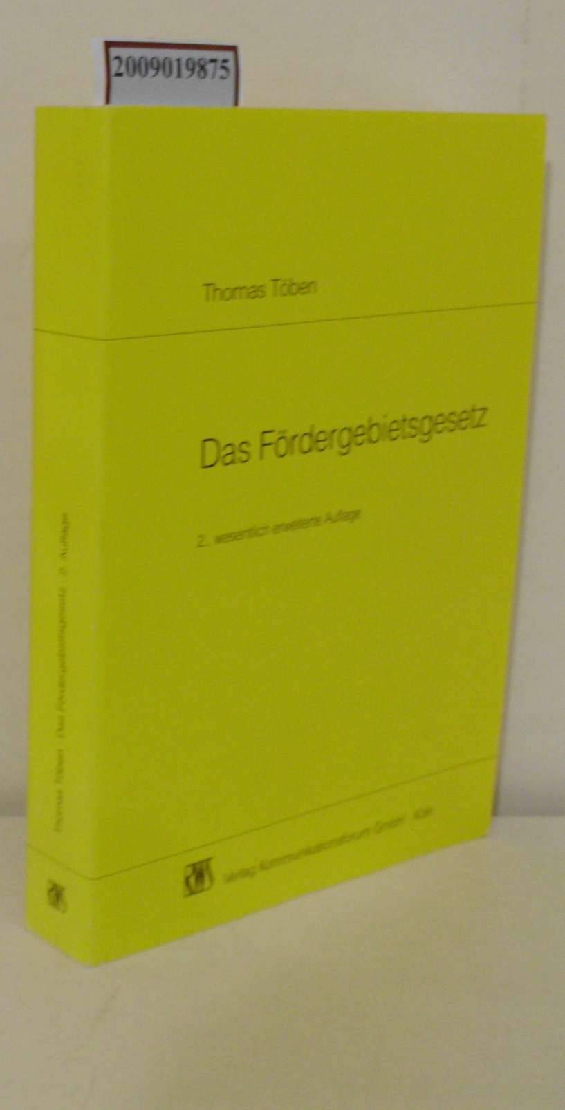 Das Fördergebietsgesetz: Ein Praktikerleitfaden Law