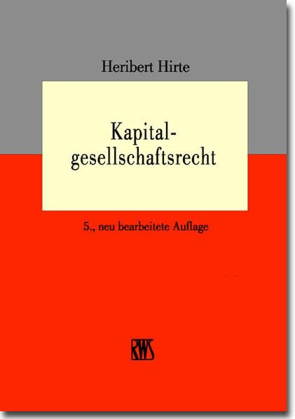 Kapitalgesellschaftsrecht Law