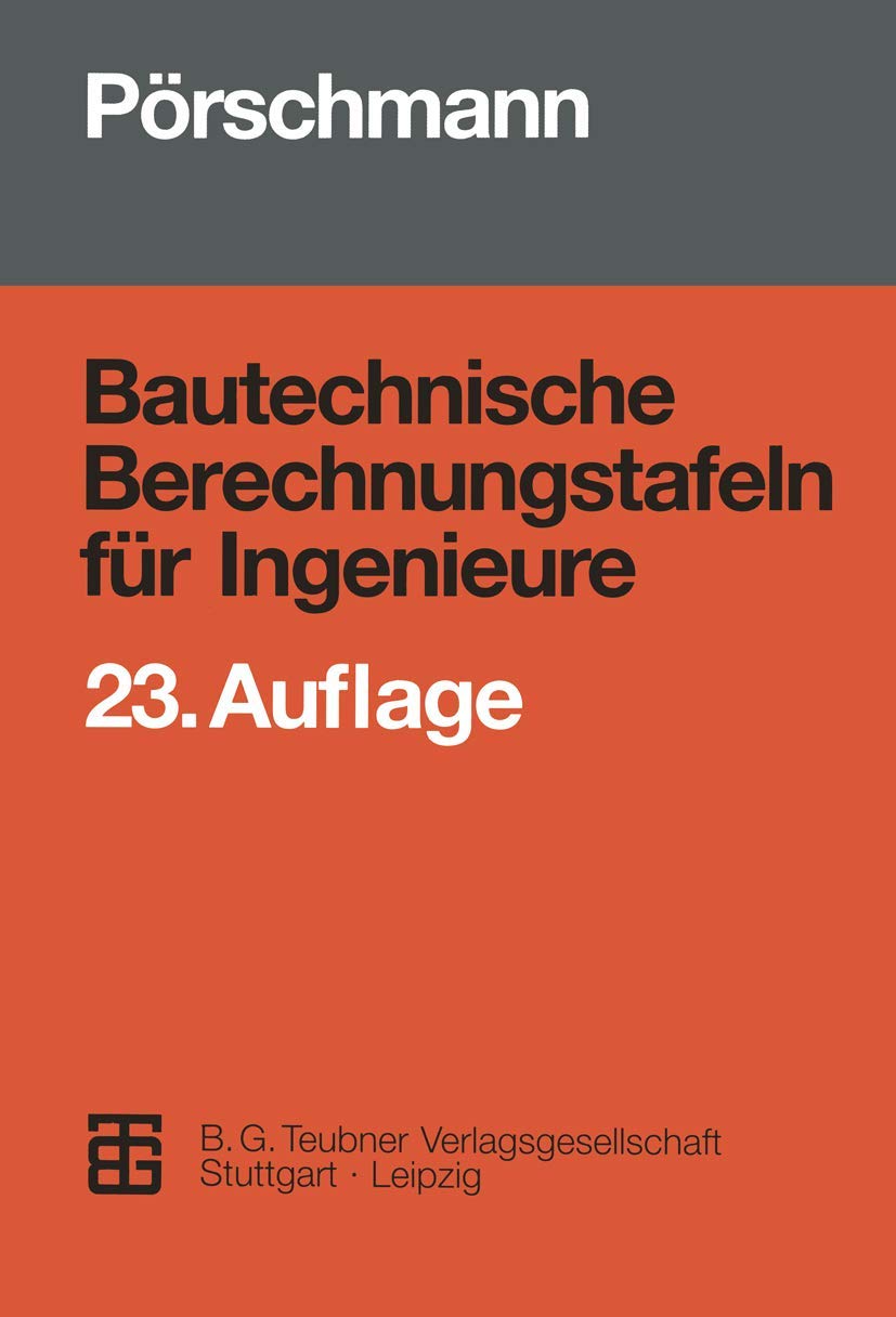 Bautechnische Berechnungstafeln für Ingenieure Business & Technology