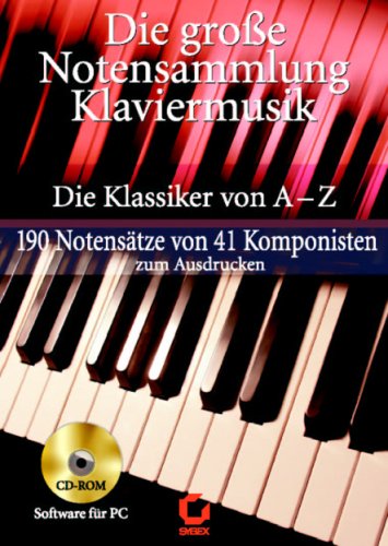 Die große Notensammlung Klaviermusik software