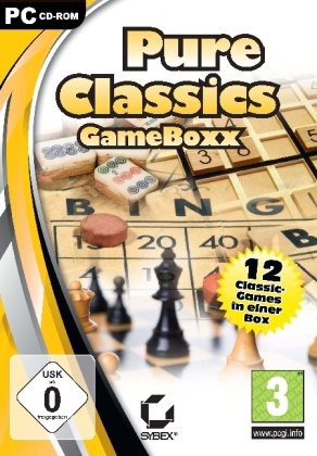 Pure Classics GameBoxx 12 Classic-Games in einer Box für PC Mühle, Knifflis Scha game