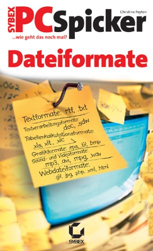 Product Image: Dateiformate: ...wie geht das noch mal?