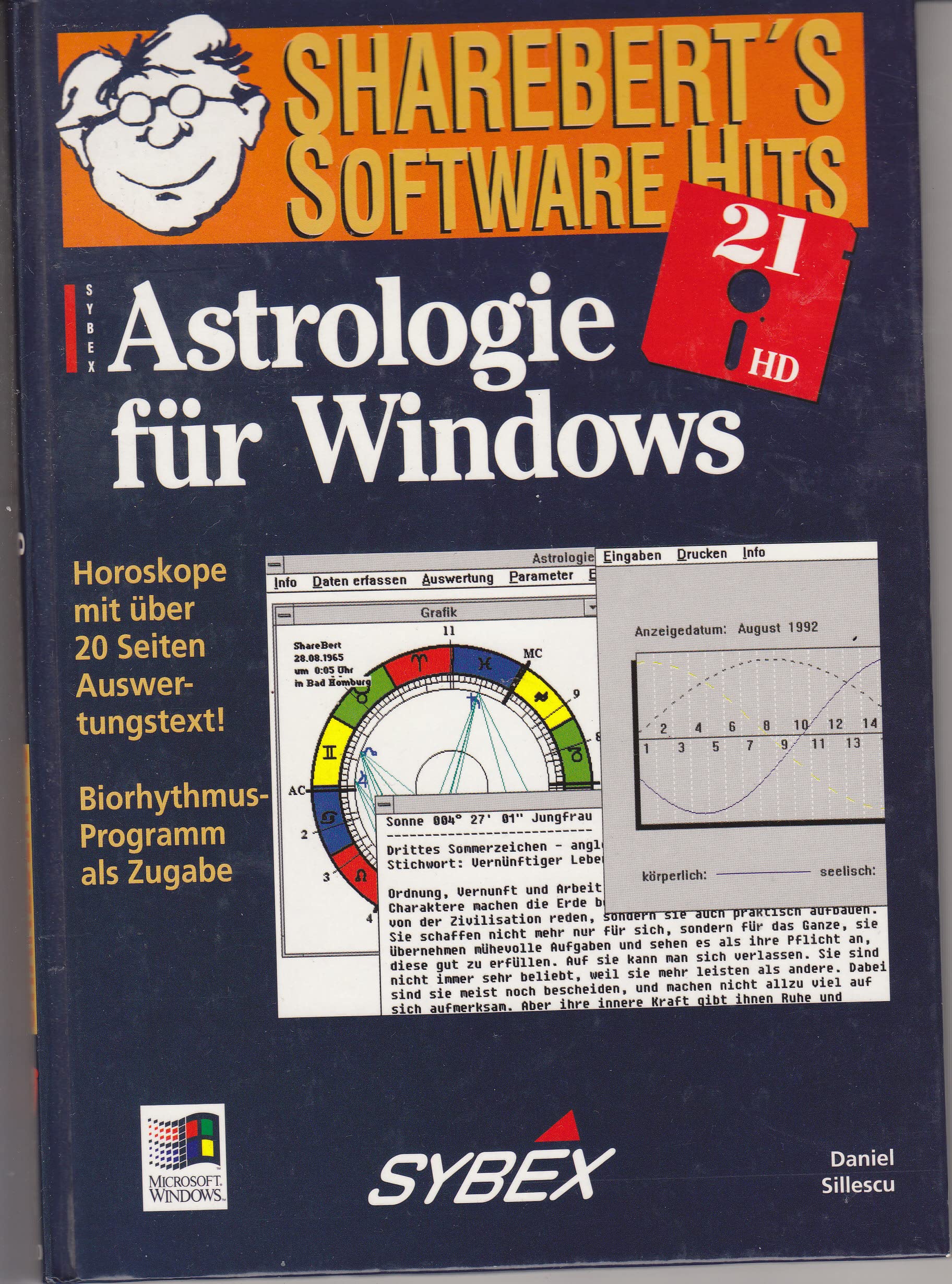Product Image: Astrologie für Windows 3.1. ShareBert's Software Hits. Inkl. 5 1/4'- Diskette