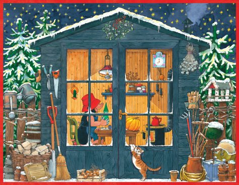 Adventskalender, Waldemars Wintergarten: Verwandelkalender m. Schnee-Glimmer u. Schleifenband Calendars