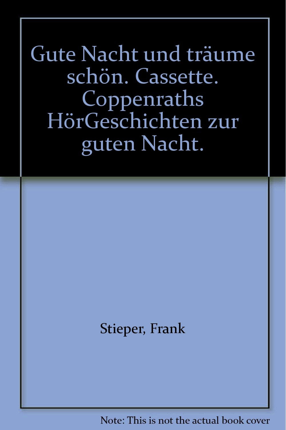 Gute Nacht und träume schön!: Geschichten und Lieder zur guten Nacht. Hörbuch (Edition Auge & Ohr) Non-fiction
