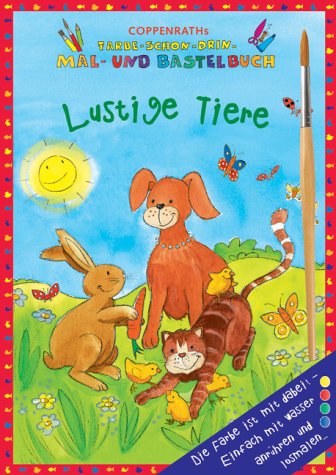 Lustige Tiere: Coppenraths Farbe-schon-drin-Mal- und Bastelbuch Non-fiction