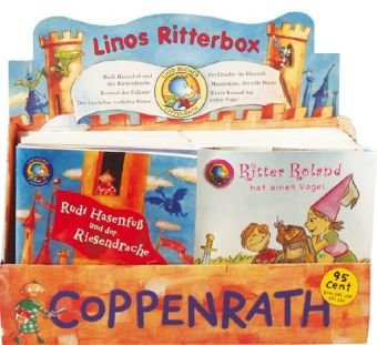 Linos Ritterbox: Lino-Box Nr. 15: 85. Rudi Hasenfuss und der Riesendrache /86. Konrad der Falkner /87. Der furchtbar verliebte Ritter /88. Ein Drache ... Ritter Roland hat einen Vogel (Lino-Bücher) Children's books