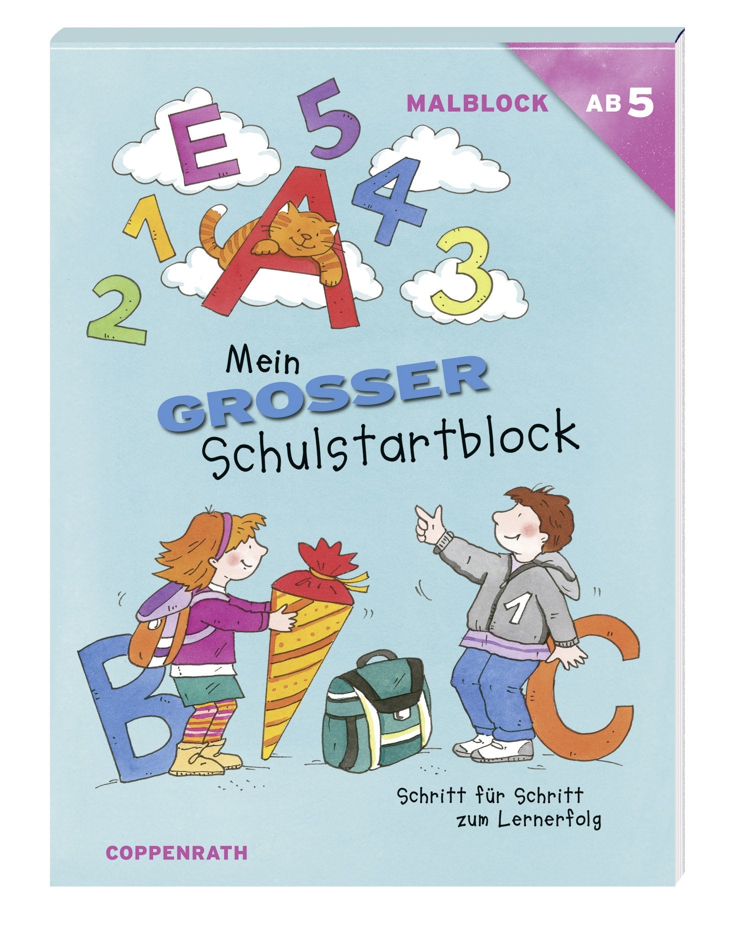 Malblock: Mein großer Schulstartblock: Schritt für Schritt zum Lernerfolg (Verkaufseinheit) (Kreativ- und Sachbücher) Non-fiction