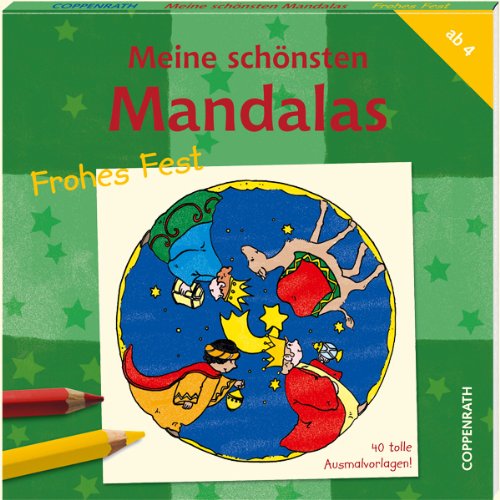 Meine schönsten Mandalas - Frohes Fest: 40 tolle Ausmalvorlagen! (Verkaufseinheit) (Kreativ- und Sachbücher) Non-fiction