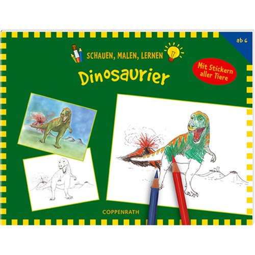 Schauen, Malen, Lernen: Dinosaurier Essays & Short Stories