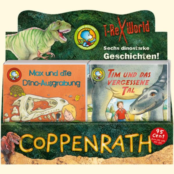 Lino-Bücher Box Nr. 33: Fang den T-Rex! Max und die Dino-Ausgrabung. Tim und das vergessene Tal Children's books