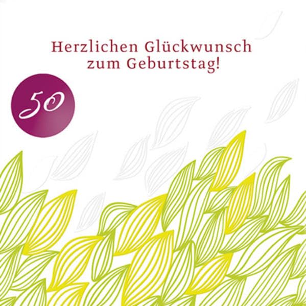 Herzlichen Glückwunsch zum Geburtstag! – 50 (Geschenkbücher für Erwachsene) Lifestyle