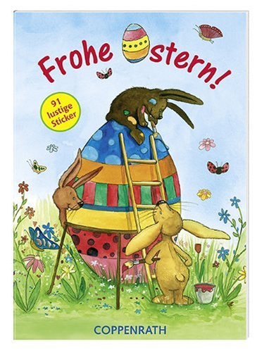 Frohe Ostern! - 99 lustige Sticker: Verkaufseinheit (Kleine Spiel- und Spass Aufkleberbücher) Non-fiction