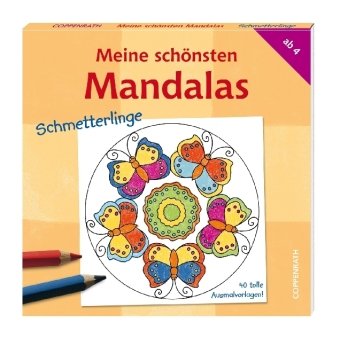 Meine schönsten Mandalas - Schmetterlinge: (Verkaufseinheit) (Kreativ- und Sachbücher) Non-fiction