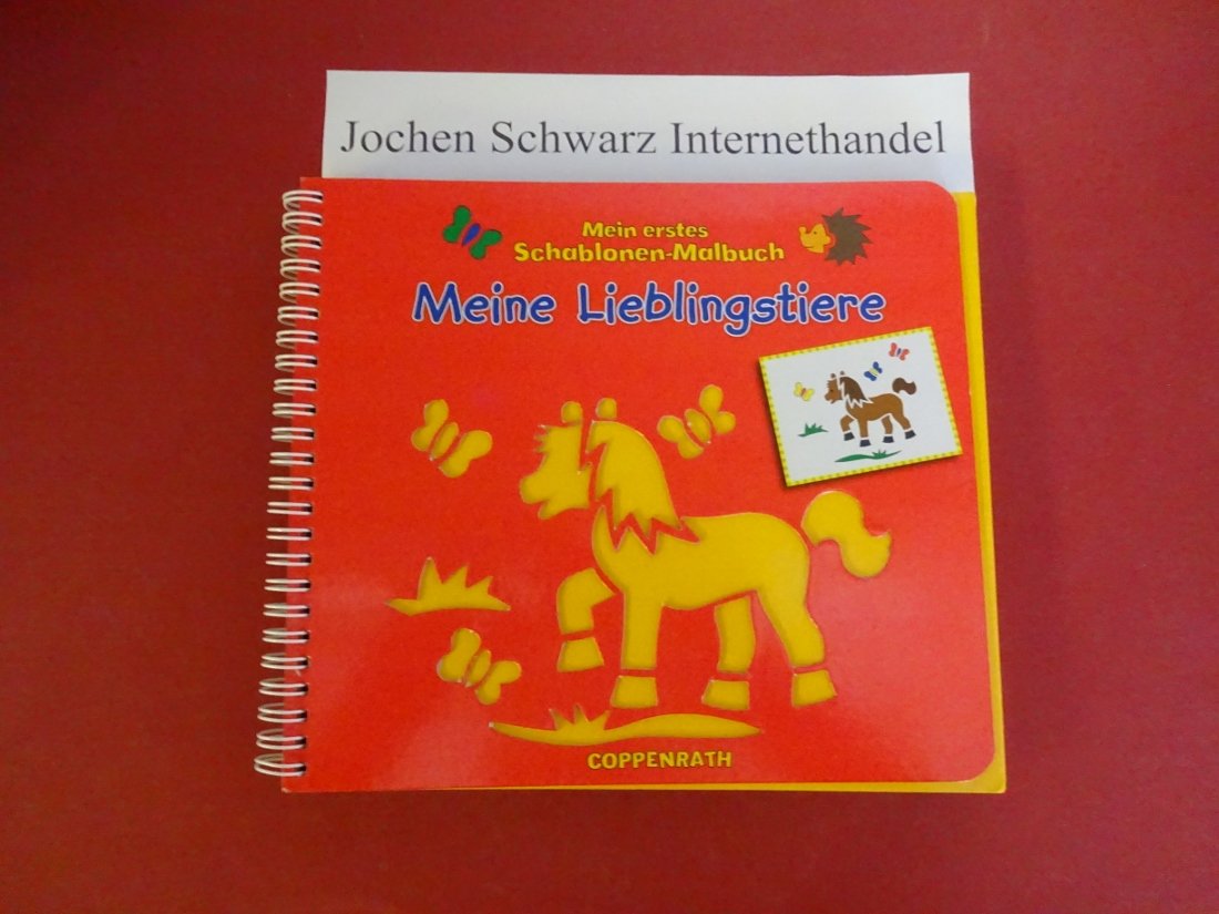 Meine Lieblingstiere: Mein erstes Schablonen-Malbuch (Kreativ- und Sachbücher) Non-fiction