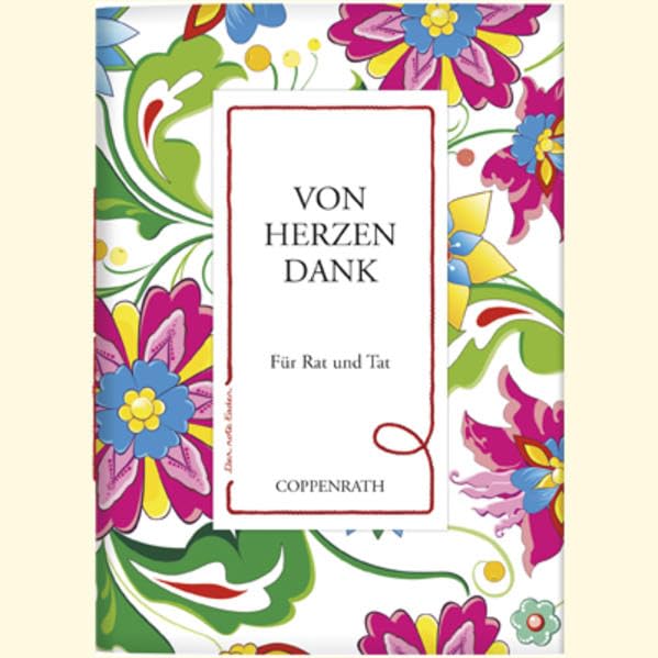 Der rote Faden: Von Herzen Dank: Für Rat und Tat (Verkaufseinheit) (Geschenkbücher für Erwachsene) Lifestyle