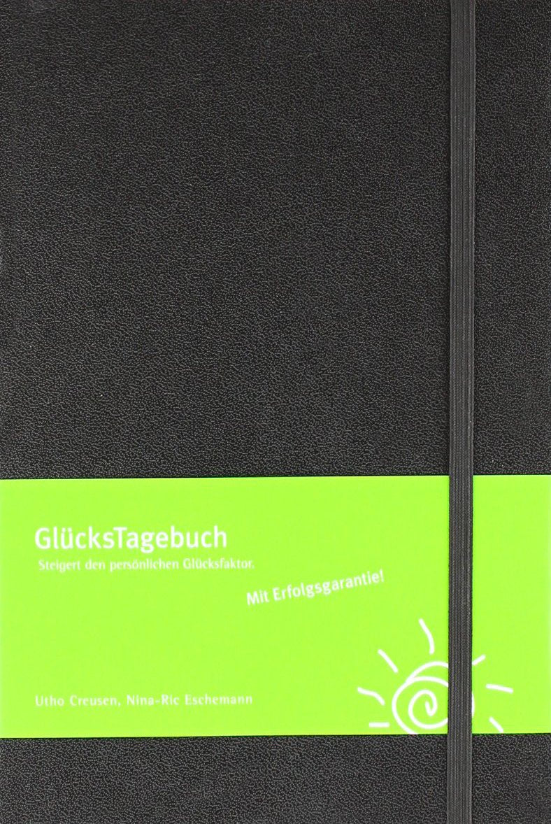 GlücksTagebuch (schwarz): Steigert den persönlichen Glücksfaktor. (Geschenkbücher für Erwachsene) Business, Finance & Career