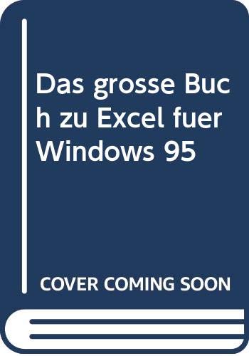 Product Image: Das große Buch zu Excel für Windows 95