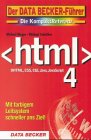 Der Data Becker Führer, HTML 4 Books