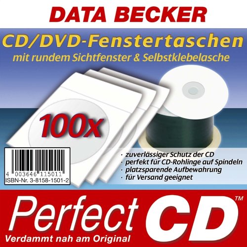 100 CD/DVD-Fenstertaschen mit rundem Sichtfenster & Selbstklebelasche. Computer Science